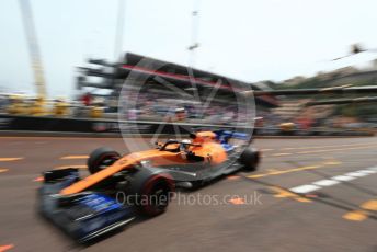World © Octane Photographic Ltd. Formula 1 – Monaco GP. Practice 3. McLaren MCL34 – Carlos Sainz. Monte-Carlo, Monaco. Saturday 25th May 2019.