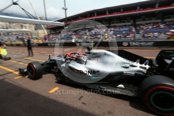 World © Octane Photographic Ltd. Formula 1 – Monaco GP. Practice 3. Mercedes AMG Petronas Motorsport AMG F1 W10 EQ Power+ - Lewis Hamilton. Monte-Carlo, Monaco. Saturday 25th May 2019.