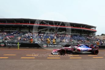 World © Octane Photographic Ltd. Formula 1 – Monaco GP. Practice 3. SportPesa Racing Point RP19 - Sergio Perez. Monte-Carlo, Monaco. Saturday 25th May 2019.