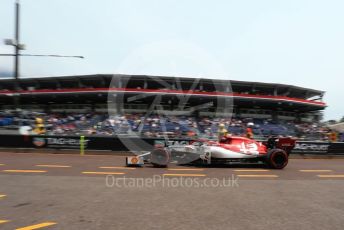 World © Octane Photographic Ltd. Formula 1 – Monaco GP. Practice 3. Alfa Romeo Racing C38 – Kimi Raikkonen. Monte-Carlo, Monaco. Saturday 25th May 2019.