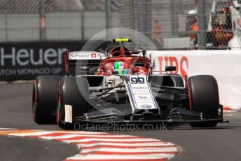 World © Octane Photographic Ltd. Formula 1 – Monaco GP. Qualifying. Alfa Romeo Racing C38 – Antonio Giovinazzi. Monte-Carlo, Monaco. Saturday 25th May 2019.