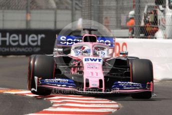 World © Octane Photographic Ltd. Formula 1 – Monaco GP. Qualifying. SportPesa Racing Point RP19 - Sergio Perez. Monte-Carlo, Monaco. Saturday 25th May 2019.
