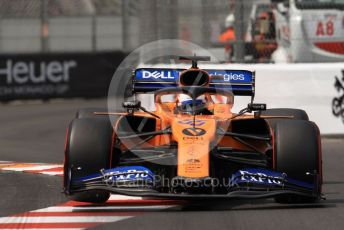World © Octane Photographic Ltd. Formula 1 – Monaco GP. Qualifying. McLaren MCL34 – Carlos Sainz. Monte-Carlo, Monaco. Saturday 25th May 2019.
