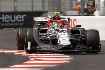 World © Octane Photographic Ltd. Formula 1 – Monaco GP. Qualifying. Alfa Romeo Racing C38 – Antonio Giovinazzi. Monte-Carlo, Monaco. Saturday 25th May 2019.