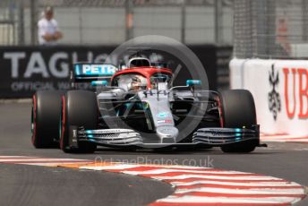 World © Octane Photographic Ltd. Formula 1 – Monaco GP. Qualifying. Mercedes AMG Petronas Motorsport AMG F1 W10 EQ Power+ - Lewis Hamilton. Monte-Carlo, Monaco. Saturday 25th May 2019.