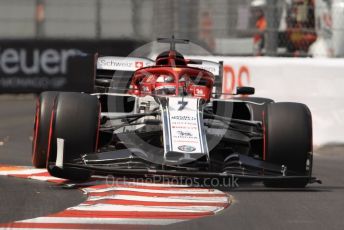 World © Octane Photographic Ltd. Formula 1 – Monaco GP. Qualifying. Alfa Romeo Racing C38 – Kimi Raikkonen. Monte-Carlo, Monaco. Saturday 25th May 2019.