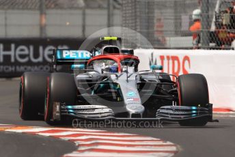 World © Octane Photographic Ltd. Formula 1 – Monaco GP. Qualifying. Mercedes AMG Petronas Motorsport AMG F1 W10 EQ Power+ - Valtteri Bottas. Monte-Carlo, Monaco. Saturday 25th May 2019.