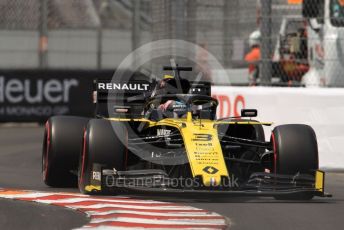 World © Octane Photographic Ltd. Formula 1 – Monaco GP. Qualifying. Renault Sport F1 Team RS19 – Daniel Ricciardo. Monte-Carlo, Monaco. Saturday 25th May 2019.