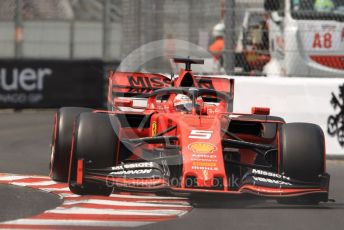 World © Octane Photographic Ltd. Formula 1 – Monaco GP. Qualifying. Scuderia Ferrari SF90 – Sebastian Vettel. Monte-Carlo, Monaco. Saturday 25th May 2019.