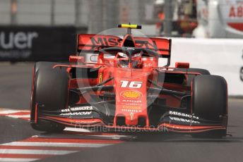 World © Octane Photographic Ltd. Formula 1 – Monaco GP. Qualifying. Scuderia Ferrari SF90 – Charles Leclerc. Monte-Carlo, Monaco. Saturday 25th May 2019.