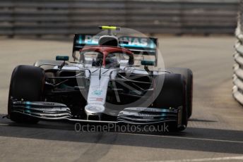 World © Octane Photographic Ltd. Formula 1 – Monaco GP. Qualifying. Mercedes AMG Petronas Motorsport AMG F1 W10 EQ Power+ - Valtteri Bottas. Monte-Carlo, Monaco. Saturday 25th May 2019.