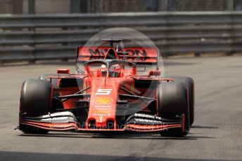 World © Octane Photographic Ltd. Formula 1 – Monaco GP. Qualifying. Scuderia Ferrari SF90 – Sebastian Vettel. Monte-Carlo, Monaco. Saturday 25th May 2019.