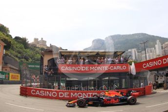 World © Octane Photographic Ltd. Formula 1 – Monaco GP. Qualifying. Aston Martin Red Bull Racing RB15 – Pierre Gasly. Monte-Carlo, Monaco. Saturday 25th May 2019.