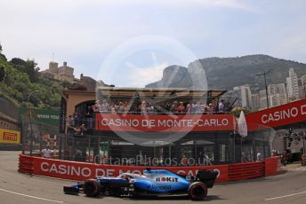 World © Octane Photographic Ltd. Formula 1 – Monaco GP. Qualifying. ROKiT Williams Racing FW 42 – George Russell. Monte-Carlo, Monaco. Saturday 25th May 2019.