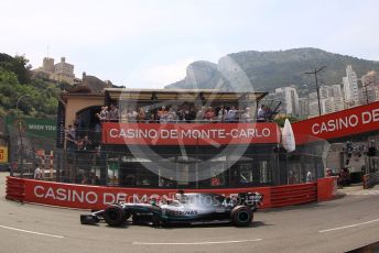 World © Octane Photographic Ltd. Formula 1 – Monaco GP. Qualifying. Mercedes AMG Petronas Motorsport AMG F1 W10 EQ Power+ - Lewis Hamilton. Monte-Carlo, Monaco. Saturday 25th May 2019.