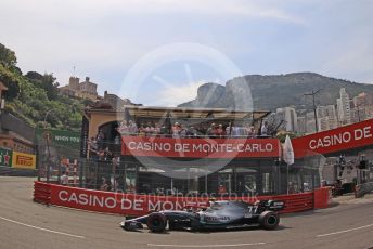 World © Octane Photographic Ltd. Formula 1 – Monaco GP. Qualifying. Mercedes AMG Petronas Motorsport AMG F1 W10 EQ Power+ - Valtteri Bottas. Monte-Carlo, Monaco. Saturday 25th May 2019.