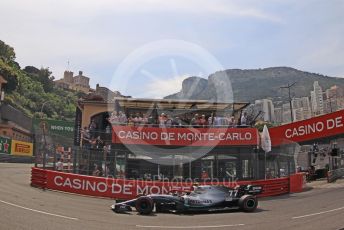 World © Octane Photographic Ltd. Formula 1 – Monaco GP. Qualifying. Mercedes AMG Petronas Motorsport AMG F1 W10 EQ Power+ - Valtteri Bottas. Monte-Carlo, Monaco. Saturday 25th May 2019.