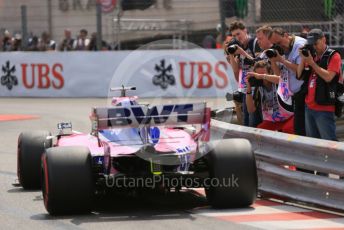 World © Octane Photographic Ltd. Formula 1 – Monaco GP. Qualifying. SportPesa Racing Point RP19 – Lance Stroll. Monte-Carlo, Monaco. Saturday 25th May 2019.