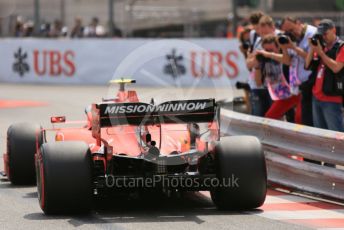 World © Octane Photographic Ltd. Formula 1 – Monaco GP. Qualifying. Scuderia Ferrari SF90 – Charles Leclerc. Monte-Carlo, Monaco. Saturday 25th May 2019.