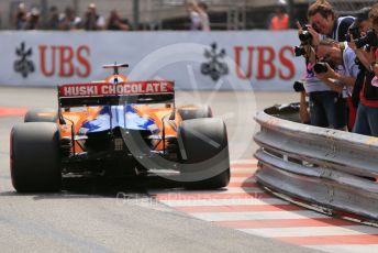 World © Octane Photographic Ltd. Formula 1 – Monaco GP. Qualifying. McLaren MCL34 – Carlos Sainz. Monte-Carlo, Monaco. Saturday 25th May 2019.
