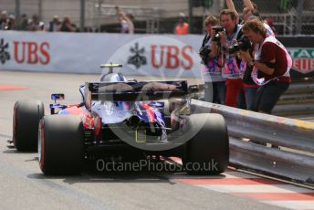 World © Octane Photographic Ltd. Formula 1 – Monaco GP. Qualifying. Scuderia Toro Rosso STR14 – Alexander Albon. Monte-Carlo, Monaco. Saturday 25th May 2019.