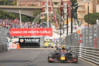 World © Octane Photographic Ltd. Formula 1 – Monaco GP. Qualifying. Aston Martin Red Bull Racing RB15 – Pierre Gasly. Monte-Carlo, Monaco. Saturday 25th May 2019.
