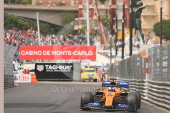 World © Octane Photographic Ltd. Formula 1 – Monaco GP. Qualifying. McLaren MCL34 – Carlos Sainz. Monte-Carlo, Monaco. Saturday 25th May 2019.