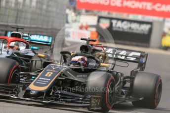 World © Octane Photographic Ltd. Formula 1 – Monaco GP. Qualifying. Rich Energy Haas F1 Team VF19 – Romain Grosjean. Monte-Carlo, Monaco. Saturday 25th May 2019.