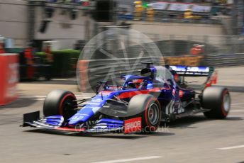 World © Octane Photographic Ltd. Formula 1 – Monaco GP. Qualifying. Scuderia Toro Rosso STR14 – Daniil Kvyat. Monte-Carlo, Monaco. Saturday 25th May 2019.