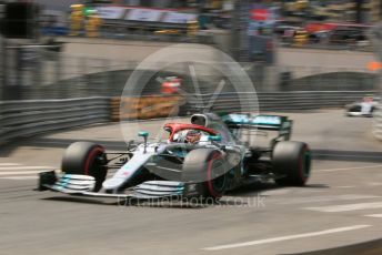 World © Octane Photographic Ltd. Formula 1 – Monaco GP. Qualifying. Mercedes AMG Petronas Motorsport AMG F1 W10 EQ Power+ - Lewis Hamilton. Monte-Carlo, Monaco. Saturday 25th May 2019.