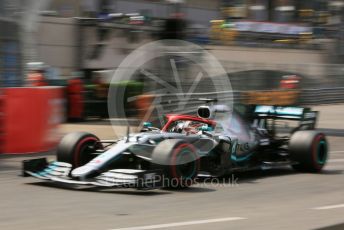 World © Octane Photographic Ltd. Formula 1 – Monaco GP. Qualifying. Mercedes AMG Petronas Motorsport AMG F1 W10 EQ Power+ - Lewis Hamilton. Monte-Carlo, Monaco. Saturday 25th May 2019.