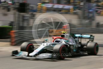 World © Octane Photographic Ltd. Formula 1 – Monaco GP. Qualifying. Mercedes AMG Petronas Motorsport AMG F1 W10 EQ Power+ - Valtteri Bottas. Monte-Carlo, Monaco. Saturday 25th May 2019.