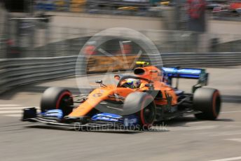 World © Octane Photographic Ltd. Formula 1 – Monaco GP. Qualifying. McLaren MCL34 – Lando Norris. Monte-Carlo, Monaco. Saturday 25th May 2019.