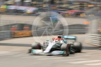 World © Octane Photographic Ltd. Formula 1 – Monaco GP. Qualifying. Mercedes AMG Petronas Motorsport AMG F1 W10 EQ Power+ - Lewis Hamilton. Monte-Carlo, Monaco. Saturday 25th May 2019.