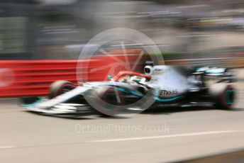 World © Octane Photographic Ltd. Formula 1 – Monaco GP. Qualifying. Mercedes AMG Petronas Motorsport AMG F1 W10 EQ Power+ - Lewis Hamilton. Monte-Carlo, Monaco. Saturday 25th May 2019.