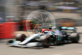 World © Octane Photographic Ltd. Formula 1 – Monaco GP. Qualifying. Mercedes AMG Petronas Motorsport AMG F1 W10 EQ Power+ - Valtteri Bottas. Monte-Carlo, Monaco. Saturday 25th May 2019.