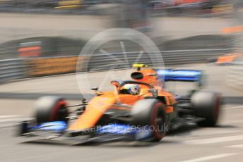 World © Octane Photographic Ltd. Formula 1 – Monaco GP. Qualifying. McLaren MCL34 – Lando Norris. Monte-Carlo, Monaco. Saturday 25th May 2019.