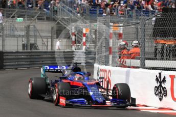 World © Octane Photographic Ltd. Formula 1 – Monaco GP. Qualifying. Scuderia Toro Rosso STR14 – Daniil Kvyat. Monte-Carlo, Monaco. Saturday 25th May 2019.