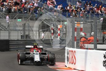 World © Octane Photographic Ltd. Formula 1 – Monaco GP. Qualifying. Alfa Romeo Racing C38 – Antonio Giovinazzi. Monte-Carlo, Monaco. Saturday 25th May 2019.