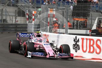 World © Octane Photographic Ltd. Formula 1 – Monaco GP. Qualifying. SportPesa Racing Point RP19 – Lance Stroll. Monte-Carlo, Monaco. Saturday 25th May 2019.