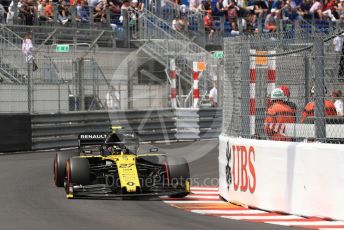 World © Octane Photographic Ltd. Formula 1 – Monaco GP. Qualifying. Renault Sport F1 Team RS19 – Nico Hulkenberg. Monte-Carlo, Monaco. Saturday 25th May 2019.