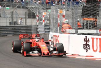 World © Octane Photographic Ltd. Formula 1 – Monaco GP. Qualifying. Scuderia Ferrari SF90 – Sebastian Vettel. Monte-Carlo, Monaco. Saturday 25th May 2019.