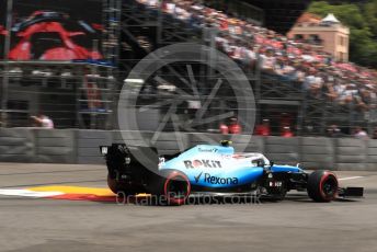 World © Octane Photographic Ltd. Formula 1 – Monaco GP. Qualifying. ROKiT Williams Racing FW42 – Robert Kubica. Monte-Carlo, Monaco. Saturday 25th May 2019.