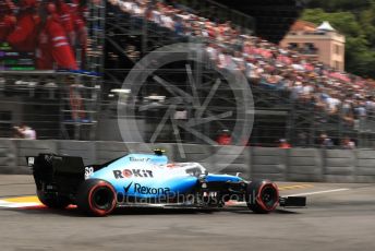 World © Octane Photographic Ltd. Formula 1 – Monaco GP. Qualifying. ROKiT Williams Racing FW42 – Robert Kubica. Monte-Carlo, Monaco. Saturday 25th May 2019.