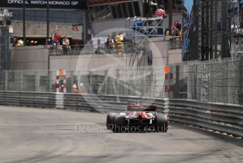 World © Octane Photographic Ltd. Formula 1 – Monaco GP. Qualifying. Alfa Romeo Racing C38 – Kimi Raikkonen. Monte-Carlo, Monaco. Saturday 25th May 2019.
