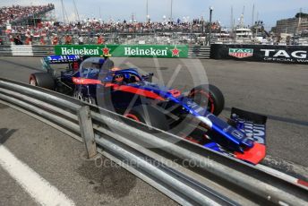 World © Octane Photographic Ltd. Formula 1 – Monaco GP. Qualifying. Scuderia Toro Rosso STR14 – Alexander Albon. Monte-Carlo, Monaco. Saturday 25th May 2019.
