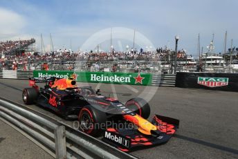 World © Octane Photographic Ltd. Formula 1 – Monaco GP. Qualifying. Aston Martin Red Bull Racing RB15 – Pierre Gasly. Monte-Carlo, Monaco. Saturday 25th May 2019.