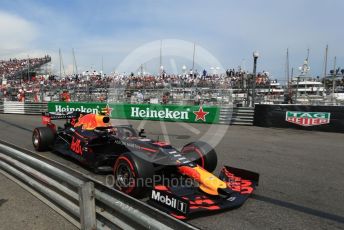 World © Octane Photographic Ltd. Formula 1 – Monaco GP. Qualifying. Aston Martin Red Bull Racing RB15 – Pierre Gasly. Monte-Carlo, Monaco. Saturday 25th May 2019.