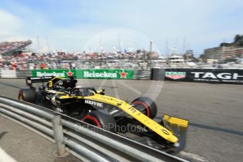 World © Octane Photographic Ltd. Formula 1 – Monaco GP. Qualifying. Renault Sport F1 Team RS19 – Nico Hulkenberg. Monte-Carlo, Monaco. Saturday 25th May 2019.