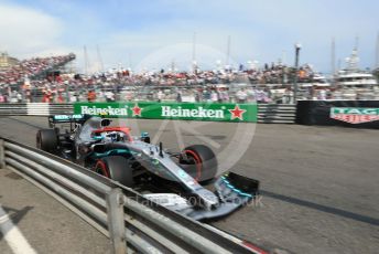 World © Octane Photographic Ltd. Formula 1 – Monaco GP. Qualifying. Mercedes AMG Petronas Motorsport AMG F1 W10 EQ Power+ - Valtteri Bottas. Monte-Carlo, Monaco. Saturday 25th May 2019.